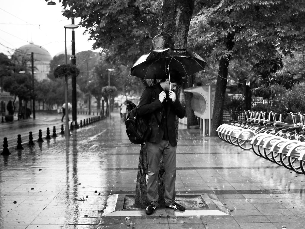 Why does it always rain on me, Sultanahmet - Istanbul