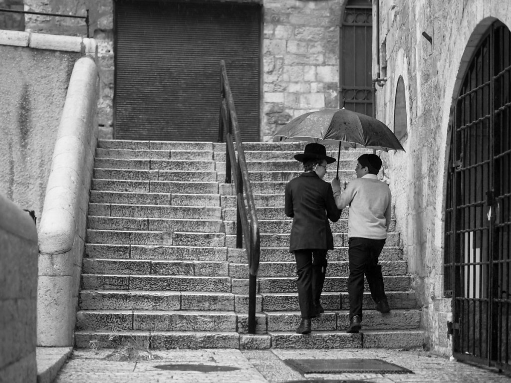 Rain, Jerusalem - Jewish Quarter