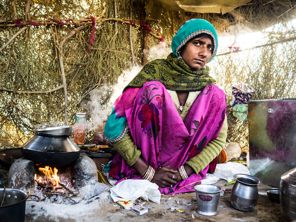 Wife of Baba, Village near Pushkar - Rajasthan