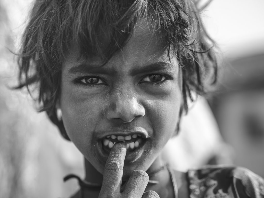 Young Girl in a Village near Pushkar, Rajasthan