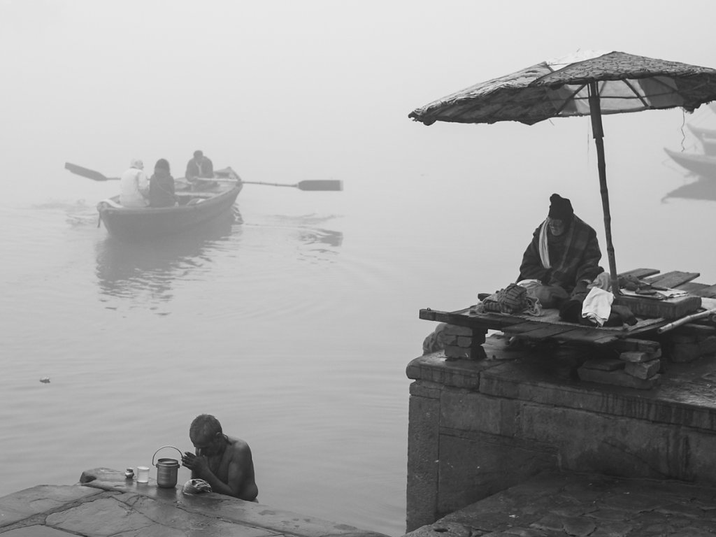 At the Ganges in Varanasi - Uttar Pradesh
